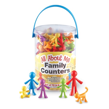 Learning Resources All About Me Family Counters Set, 72 Pieces 3372